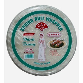 Premium Spring Roll Wrapper, Fresh Rice Paper, Spring Roll Wrappers (22cm)