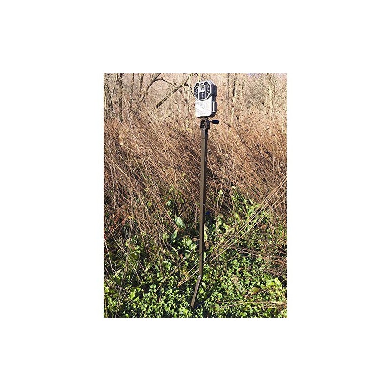 HME Trail Camera Holder Ground Mount with 360-degree Rotational Camera