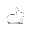 Midori D-clips 43388-006 Rabbit Paper Clips (Pack of 20)