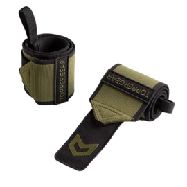 TOPPERGEAR Wrist Wraps, High Weight, High-End Model (Olive Green, 23.6 inches (60 cm)