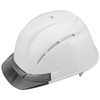 TOYO Venteeo Helmet with Ventilation, White (Smoke), Styrofoam Liner Included,