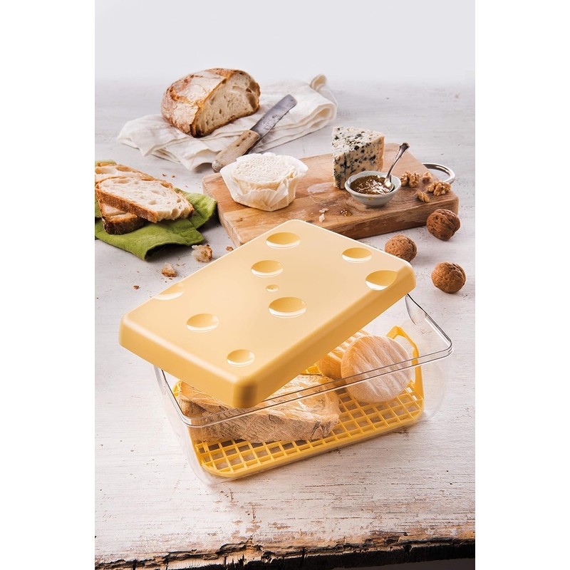 Snips Cheese Saver 3 LT, Cheese Container For Fridge, Cheese