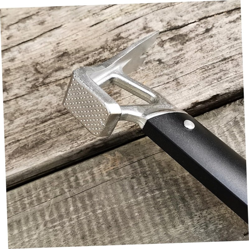 WOONEKY Outdoor Camping Hammer Portable Metal Nail Puller with Aluminum
