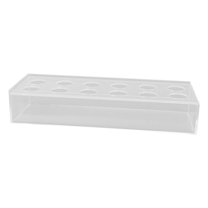 Huairdum Clear Acrylic Flower Vase, Elegant Rectangular Clear Acrylic Flower