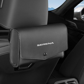 Serena Compatible Tissue Case, For Cars, Box Tissue Application, SERENA Logo Included, 2.8 inches (7 cm), Car Tissue Cover, Serena, C27 Series, C28 Series, e-POWER e-4ORCE, Sun Visor, Headrest, Size