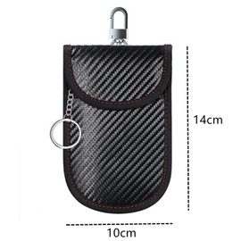Faraday Pouch for car Keys Faraday Bag Car Key Signal Blocking Pouch Keyless Entry Car Keys Case RFID Blocker Bag for Car Security Anti-theft Remote Entry Keyless Protect Pack