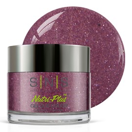SNS Healthy Natural Nails SNS Nail Dip Powder, Gelous Color Dipping Powder - Is It Wine O'Clock (Purple/Plum, Shimmer) - Long-Lasting Dip Nail Color Lasts 14 Days - Low-Odor & No UV Lamp Required - 1oz