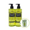 Kundal All Day Smell Cover Youth Shampoo Lime Basil & Mandarin 400ml 2pcs + Refill / 쿤달 올데이 스멜커버 청소년 샴푸 라임 바질 앤 만다린 400ml 2개 + 리필