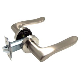 KAWAGUCHI 技研 Door Lever Indoor Lock Al Series Boxed Nickel Al – 32-1 m – N