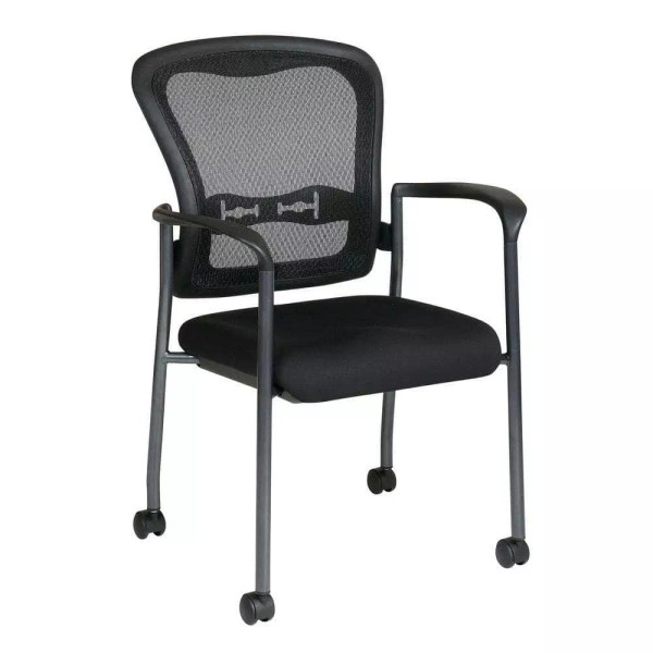 Office Star Products Rolling Visitor Office Chair 25.5" x 36.5"