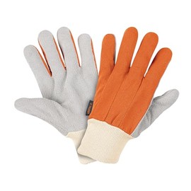 Truper GU-265, Guantes carnaza y loneta, uso ligero