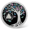 IELCJJ 2 Month Year Sobriety Coin, Butterfly Tree of Life