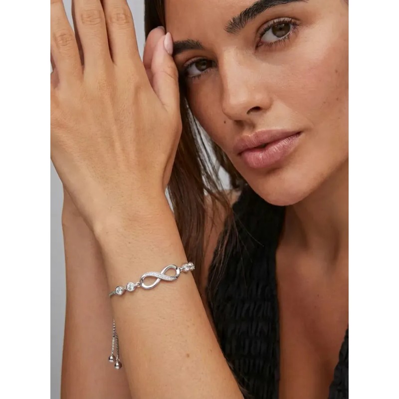 COKARA JOYEIA - Pulseras De Plata 925 Mujer Con Infinito