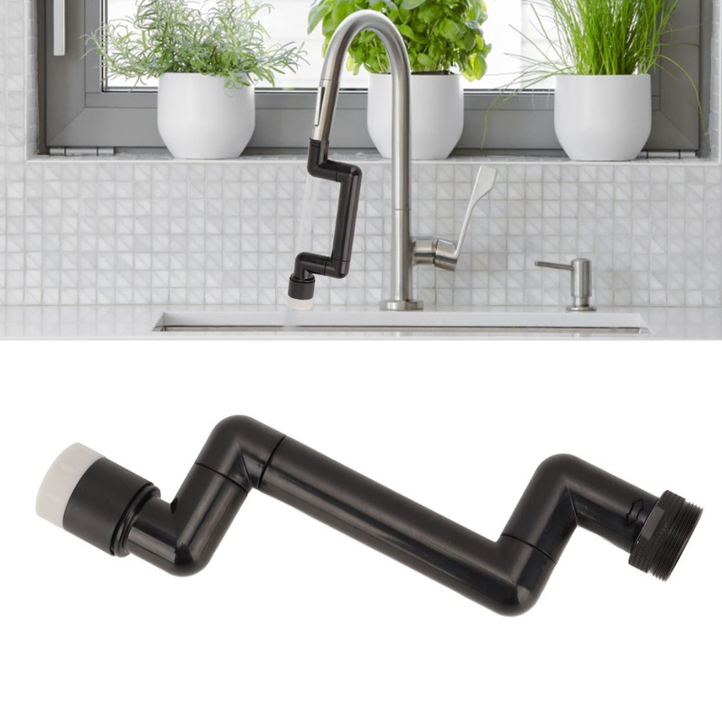 Faucet Extender Bathroom Kitchen Sink Attachment Robotic Arm Swivel Aerator