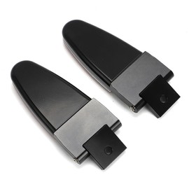 2 All Glass Rear Door Hinges with Hardware #103528-100XL/100LE for LEER Truck Cap