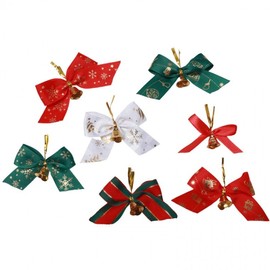 DIY Mini Knit Hat & Christmas Ribbons for Gift Wrapping and Wreaths 2.5cm Red Christmas Ribbon 100ea