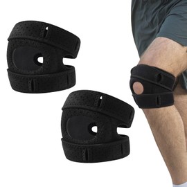 Knee PainRelief Brace, 2025 Neue Kniebandage zur ​​Belastungsreduktion​​, Verstellbare Knieunterstützung, Atmungsaktive Knie Schiene, ​​Stabilisierende Kniehilfe(2pc)
