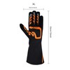Racing Gloves No SFI Certified Flame Retardant, Aramid Knit, Anti-Slip