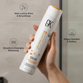 GK HAIR shampoo and conditioner set - Sulfate Free shampoo and Conditioner For Volumizing, Hydrating & Color Treated Hair-Made with Aloe vera, Parki Butter- Free of Parabens & Phthalates (10.1 Fl Oz)