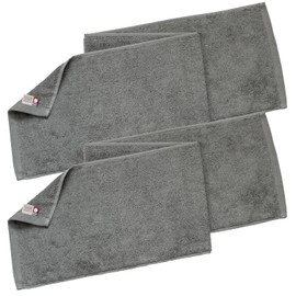 Trampalan Imabari Towel AIRY Scarf Towel, Sports Towel, Set of 2, Approx. 8.7 x 39.4 inches (22 x 100 cm), Charcoal Gray, Sweat Wiping, Gym, Running, 100% Cotton, Made in Japan
