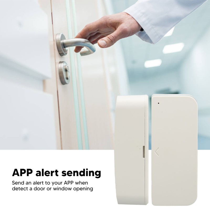 WiFi Door Window Sensor 2.4GHz DIY Protection Alarm Alert Easy