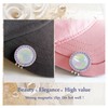 Golf Ball Marker Hat Clip with Pearl Crystal Ball Marker,