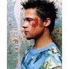 Brad Pitt Poster Fight Club #01B 24x36in