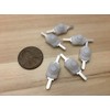 6 Pieces White Latching self locking 1A push button on