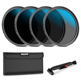 NEEWER 58mm ND Lens Filter Set, ND16/ND32/ND64/ND1000, Lens Cleaning Pen, Filter Pouch, HD Filter Accessories Kit Compatible with Canon Nikon Sony Camera Lens