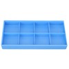 Watch Parts Organizer, Plastic 8 Grids Storage Box Tool Plastic