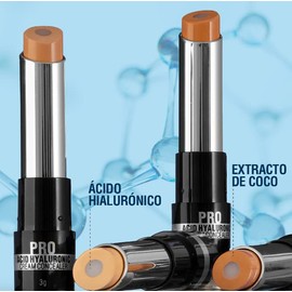 GOC, Corrector en crema con ácido hialurónico, Previene y evita las líneas de expresión, No se cuartea, Cobertura Media, Hidratación Profunda, Textura suave, GPCC3