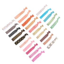 Baluue Elastic Hair Bands 25pcs Girl Hairband Festival Ponytail Holder Hair Accessory for