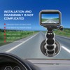 Motion Camera Goose Neck Suction Cup Adapter Expansion Bracket for