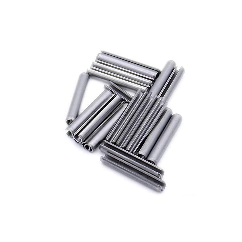 D4 (4mm x 24mm) Slotted Spring Pin (Heavy) - Stainless