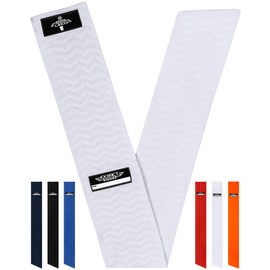 Exxact Sports Streamer Towel Football with Hook & Loop Fastener, Ultra Light Quarterback QB White Football Towel to Clean Hands, Visor, Gloves - Highly Absorbent, Quick-Dry (White)