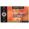 Stash Tea Ginger Peach Green Tea with Matcha, 18 Count