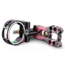 Great Deals LLC 3 Pin Bow Sight - Fiber, Brass Pin, Aluminum Machined - Right and Left Handed