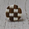 ARTISNO Handmade Round Shape Wood and Resin Kitchen Cabinet Drawer