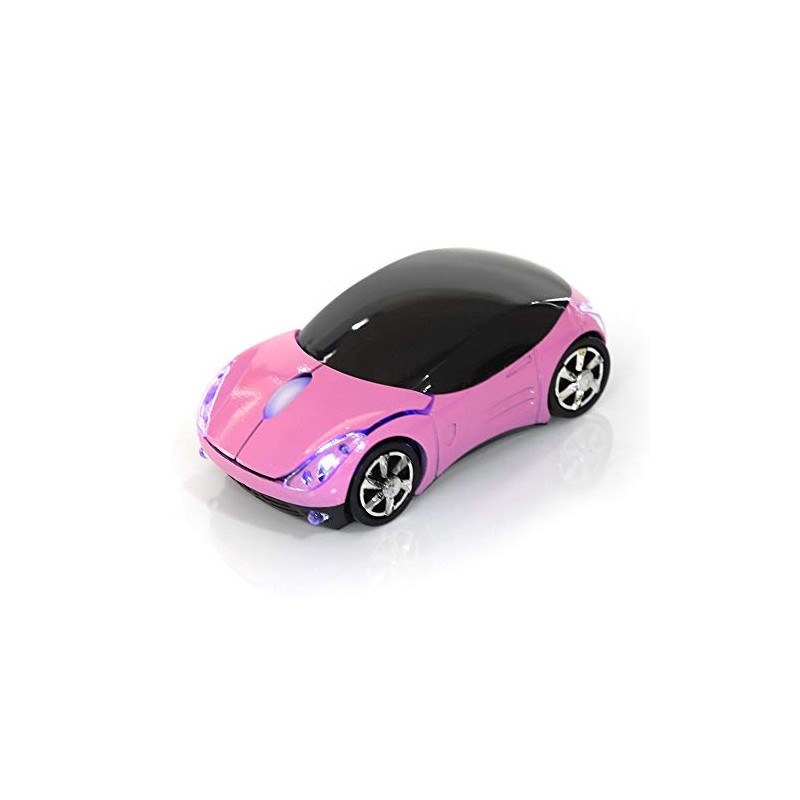 Wireless Mouse, Ultra-Thin 2.4GP Wireless Bluetooth Mouse óptico Mute Mouse,Car