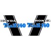 GFG CT70 K0 H Style Blue "Trail 140" frame Decals,