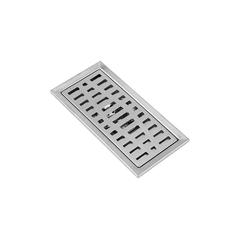 Rectangle Stainless Steel Floor Drain Bathroom Shower Drain Protector Kitchen