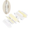 8Pcs Wall Self Adhesive Curtain Hooks White Reusable Plastic Curtain