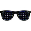 Ultimate Diffraction Glasses - Black - 3D Prism Effect EDM