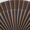 Kyoetsu Men's Hand Fan, Pure Silk, Plain, 2 Colors, Bamboo