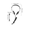 jojofuny Comfortable Retro Wired Headphones for Boy Girl Compatible Computers