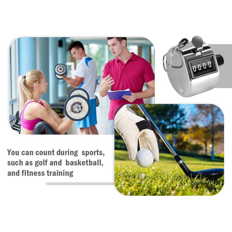 Anlising 9PCS Hand Tally Counter, 4-Digit Clicker Counter, Manual Mechanical