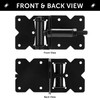 YONSIN 4pcs Self Closing Gate Hinges Heavy Duty Hardware for