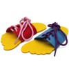 OVOY Childrens Lacing Skills Learn-to-Tie - Shoe Preschool Tie-Up Shoe