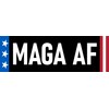 MAGA AF Sticker Ultra Patriot Trump Anti Woke Sticker