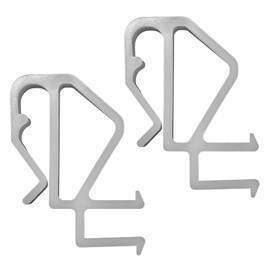 2 pcs Champion Valance Clip for Cordless 2" Horizontal Blinds 240603 White
